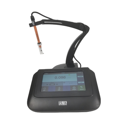 Medidor EC TDS de 5 en 1 con precisión de temperatura de ±1,0 °C PEAK Pantalla táctil de instrumentos