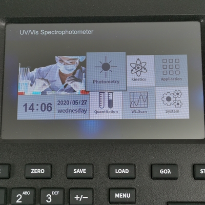 Instrumentos de pico lámpara de xenón de doble haz 190-1100nm espectrofotómetro para mediciones