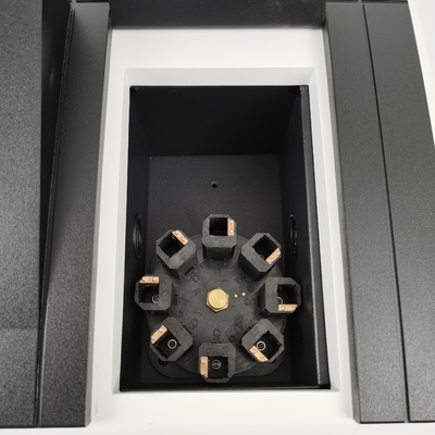 Espectrofotómetro de lámpara halógena visible de pantalla LCD de 7 pulgadas para medición de laboratorio médico