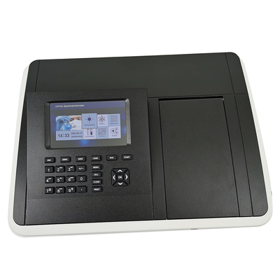 Rayo único de 2nm ancho de banda 7 pulgadas pantalla LCD Chn Vis 325-1000nm espectrofotómetro