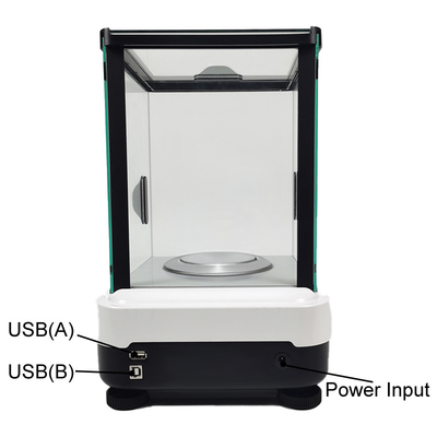 Tiempo de estabilización del equilibrio electrónico de laboratorio por puerto USB ≤ 4 segundos 0.1mg Externo