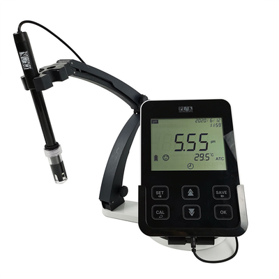 Panel táctil LCD de 5 pulgadas Tablet pH mV medidor con calibración de 3 puntos y alta precisión