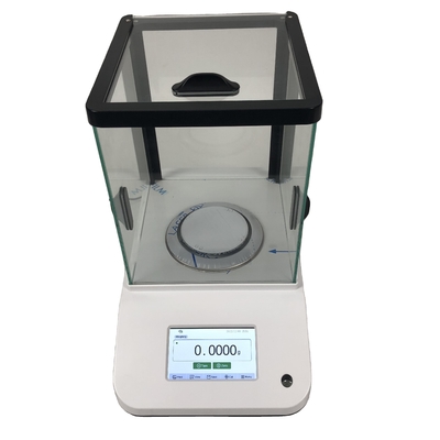 4Balanza de laboratorio de pantalla táctil LCD de.3 pulgadas Balanza analítica de 120 g para pruebas de alta precisión