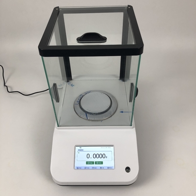 4Balanza de laboratorio de pantalla táctil LCD de.3 pulgadas Balanza analítica de 120 g para pruebas de alta precisión