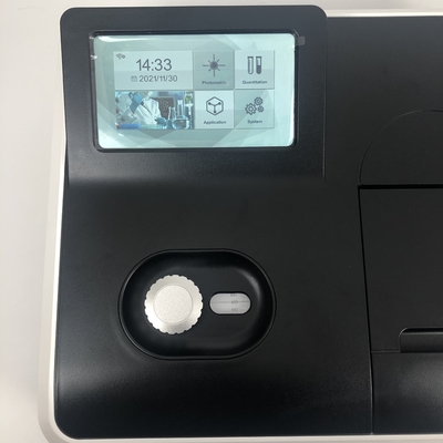 Espectrofotómetro visible de haz único con estabilidad y personalización de 0,002A 500nm