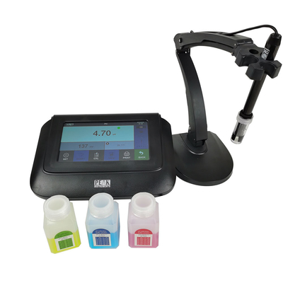 Laboratorio de alta precisión de pantalla táctil capacitiva de banco pH medidor con calibración de 2 puntos