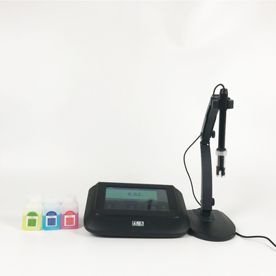 Alta resolución de 7 pulgadas Color LCD pantalla táctil Laboratorio Digital mV pH Medidores para aguas residuales