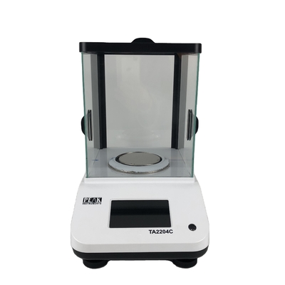 4.3 pulgadas pantalla táctil LCD de alta precisión 0.1mg 220g Balanza electrónica para laboratorio