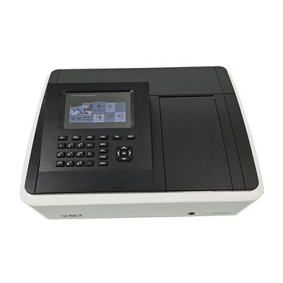 Espectrofotómetro de laboratorio de haz único de pantalla LCD de 7 pulgadas para el rango de longitud de onda 320-1100nm