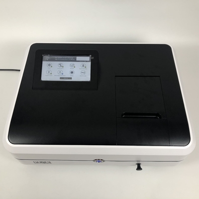 Espectrofotómetro de haz único, ajuste automático de la longitud de onda y precisión fotométrica ±0,5%T