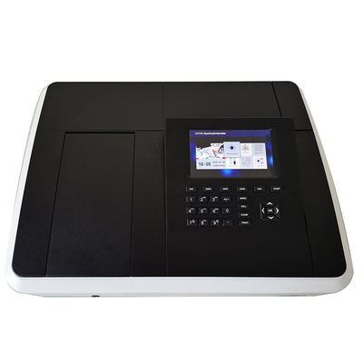 Espectrofotómetro UV de doble haz de 190-1100nm de ancho de banda variable con pantalla LCD de 7 pulgadas