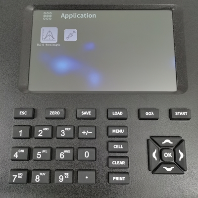 Espectrofotómetro UV de doble haz de 190-1100nm de ancho de banda variable con pantalla LCD de 7 pulgadas