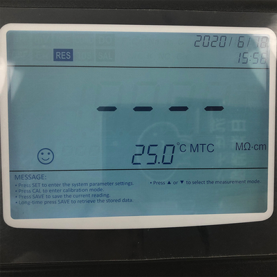 Electrodo constante 0.1/1/10cm-1 6,5 pulgadas de pantalla LCD Conductividad TDS Salinidad