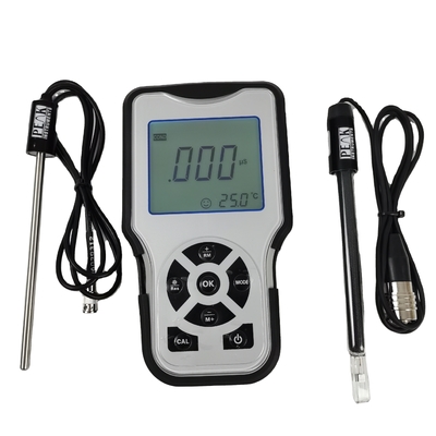 Medidor de conductividad de salinidad portátil digital 5 en 1 Ec Tds con calibración de 1 punto