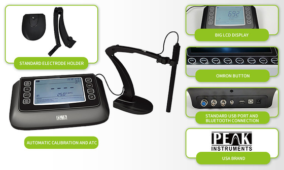Medidor de TDS de laboratorio de instrumentos de pico para soporte ODM personalizado y resultados precisos