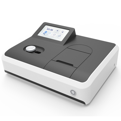 Precisión fotométrica ±0,5%T Rango de longitud de onda 320-1100 nm Espectrofotómetro de haz único