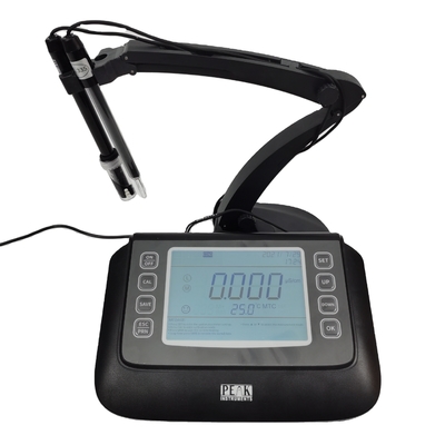6 en 1 combinado con medidor de pH y conductividad y sensor con resolución de temperatura 0.1C
