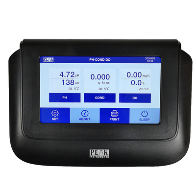 Medidor de pH del agua portátil y medidor de conductividad digital para análisis de laboratorio precisos