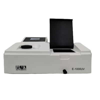 Espectrofotómetro manual del sistema óptico de haz único de 190-1020 nm Espectrómetro UV visible