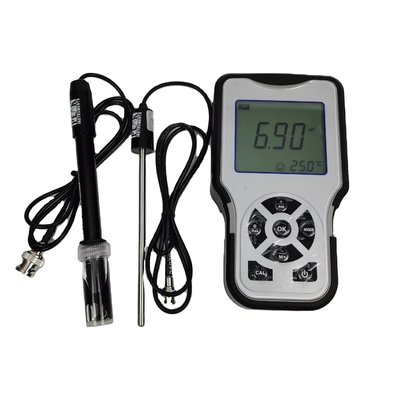 Precisión ± 0.02pH PEAK Pantalla LCD portátil de pH con agua 3 en 1 Ph Meter con temperatura