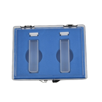 Laboratorio de instrumentos PEAK Espectrofotómetro de 1 cm Cuvette de cuarzo con volumen de 3,5 ml