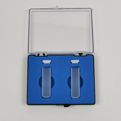 Laboratorio de instrumentos PEAK Espectrofotómetro de 1 cm Cuvette de cuarzo con volumen de 3,5 ml