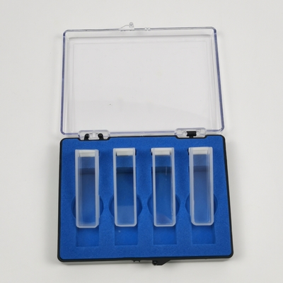 2 Ventana pulida PEAK Laboratorio de instrumentos 1cm 10mm Espectrofotómetro Cuvette de vidrio