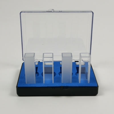 2 Ventana pulida PEAK Laboratorio de instrumentos 1cm 10mm Espectrofotómetro Cuvette de vidrio