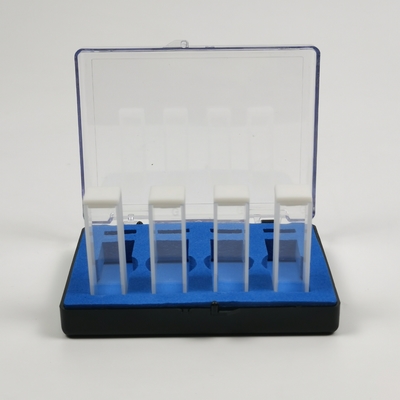 2 Ventana pulida PEAK Laboratorio de instrumentos 1cm 10mm Espectrofotómetro Cuvette de vidrio
