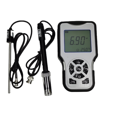 Pantalla LCD Tester de laboratorio personalizado Medidor de pH digital portátil con soporte personalizado