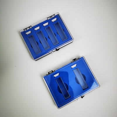 Espectrofotómetro Cuvette de cristal Cuvette de cuarzo 1 cm 10 mm para el rango espectral 190-2500 nm