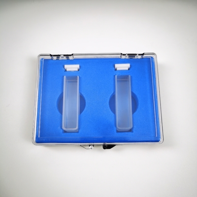 Espectrofotómetro Cuvette de cristal Cuvette de cuarzo 1 cm 10 mm para el rango espectral 190-2500 nm