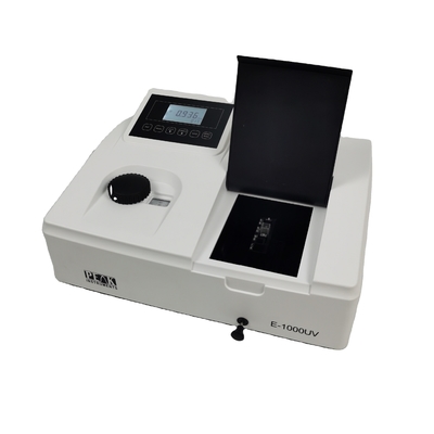 Espectrofotómetro de rango de longitud de onda de 190-1020 nm con pantalla LCD retroiluminada de 40*70 mm