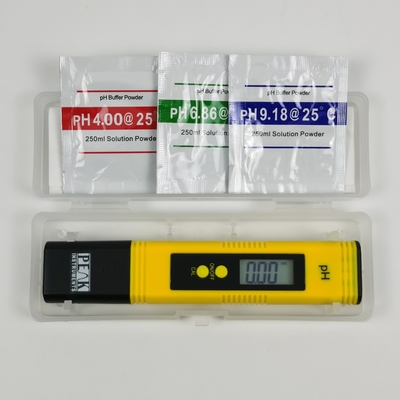 Soporte ODM Tipo de pluma personalizado Tester de pH del agua Medidor de pH digital con precisión de 0.01pH