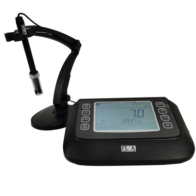 Medidor de pH de calibración automática de 3 puntos con rango de temperatura de alta precisión