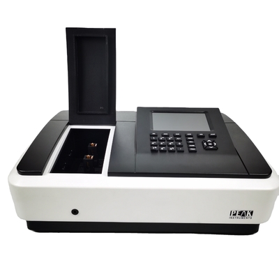 Espectrofotómetro de doble haz UV profesional de 190-1100 nm con lámpara de deuterio/tungsteno