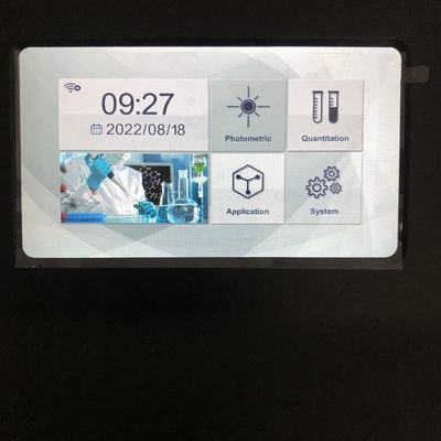 Espectrofotómetro UV de haz único de 190-1100nm con puerto de salida USB y pantalla táctil