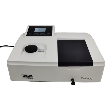 190-1020nm Rango de longitud de onda Espectrofotómetro de haz único con durabilidad duradera