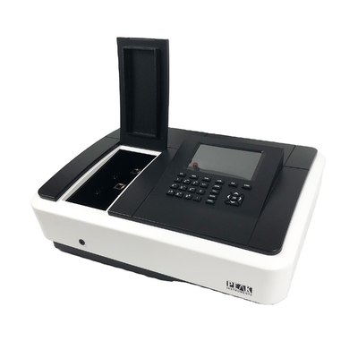 Repetitividad de longitud de onda ≤ 0,2 nm Espectrómetro UV/Visible de doble haz para soluciones de laboratorio
