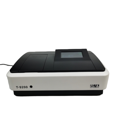 T-9200 Espectrofotómetro UV Visible de pantalla táctil de 2 nm con precisión de longitud de onda ±0,3 nm