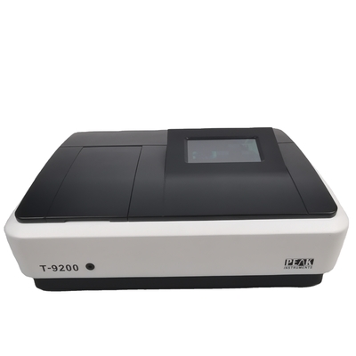 8 Portador de celda T-9200 Espectrómetro UV visible con ancho de banda de 2 nm y pantalla táctil