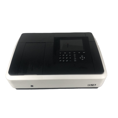Detector de fotodiodos de silicio sólido Instrumentos de pico de 1 nm de haz único UV espectrofotómetro visible 23KG