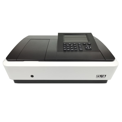 Detector de fotodiodos de silicio sólido Instrumentos de pico de 1 nm de haz único UV espectrofotómetro visible 23KG